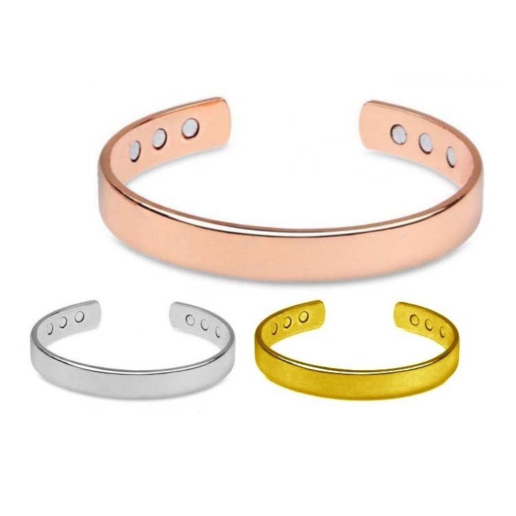 Dual-Tone U-Shape Cuff Bracelet