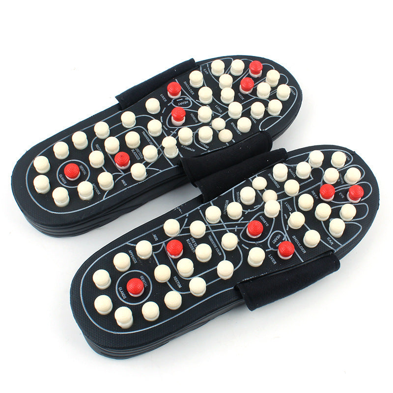 Massage Slippers with Cushioned EVA Sole
