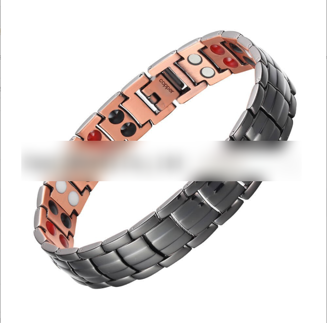 Men's Copper Magnetic Link Bracelet
