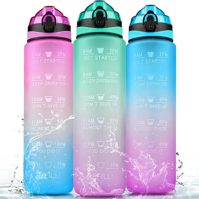 The 32oz Time-Marked Water Bottle