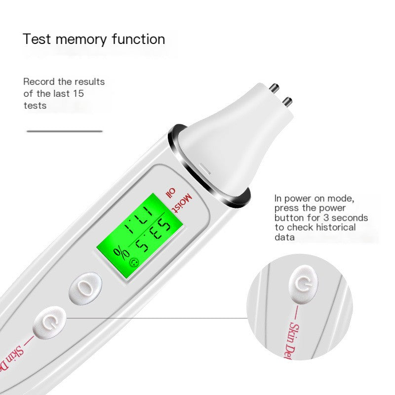 Handheld Skin Moisture & Oil Tester