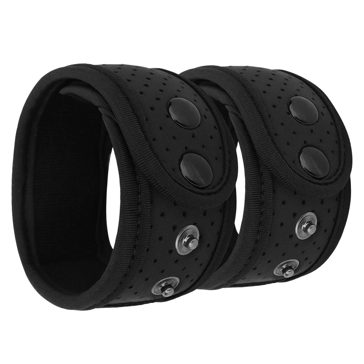 MoKo Sweatproof Ankle Strap for Fitbit Trackers (2-Pack, Black)