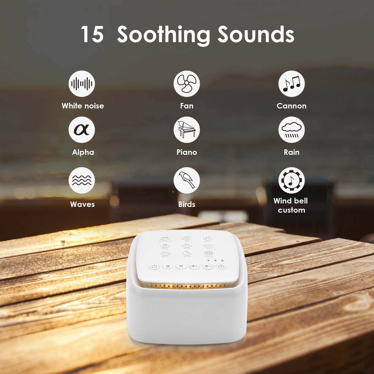 The Rechargeable White Noise Machine