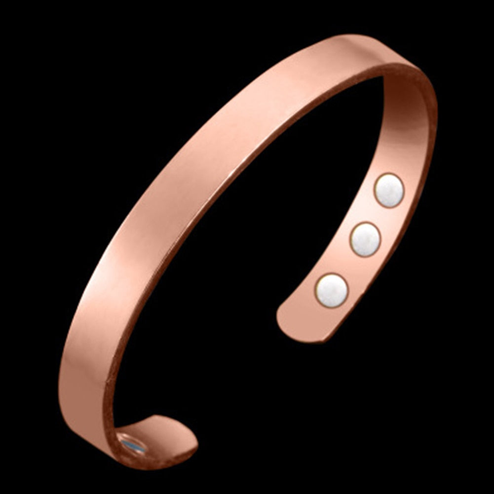 Dual-Tone U-Shape Cuff Bracelet