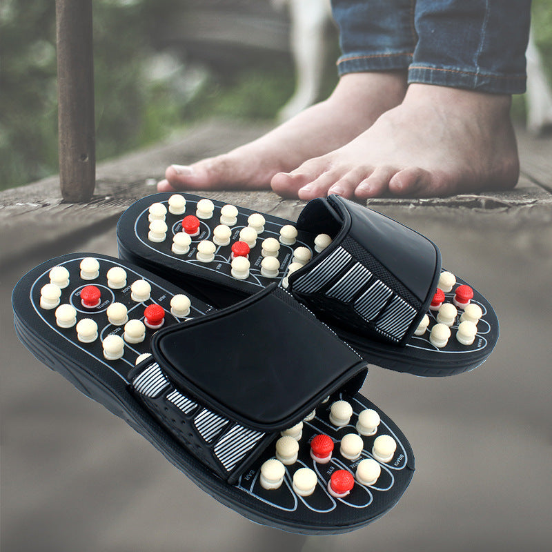 Massage Slippers with Cushioned EVA Sole